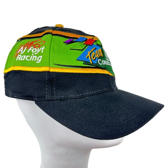 Vintage Nascar Baseball Hat Cap AJ Foyt Racing #14 Team Conesco Adjustable - Picture 4 of 15